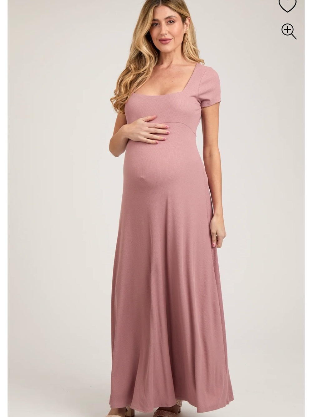 Maternity maxi dress